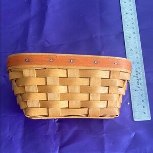 Longaberger Brown and Tan Woven Basket
